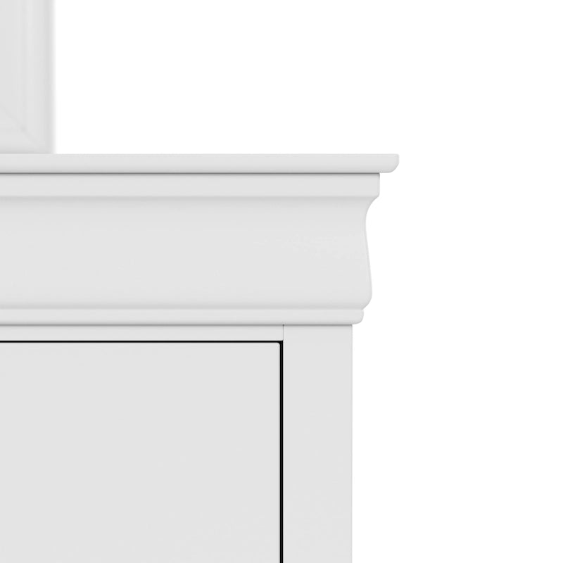 Commode traditionnelle à 6 tiroirs en bois massif Devi de Furniture of America