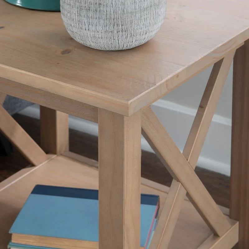Table d'appoint Ripplewood Farmhouse à piètement en X