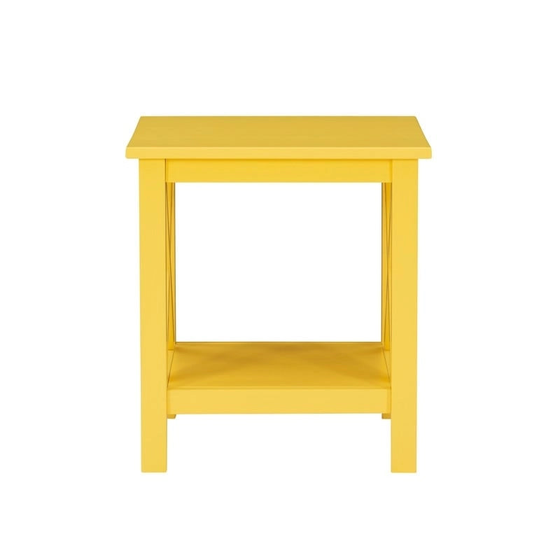 Table d'appoint Ripplewood Farmhouse à piètement en X