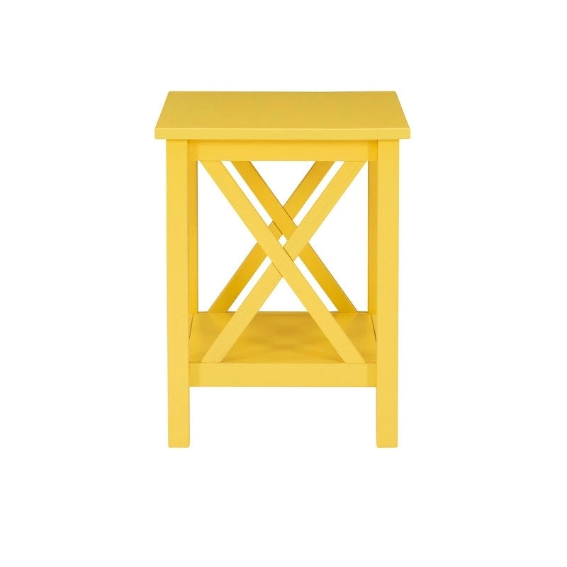 Table d'appoint Ripplewood Farmhouse à piètement en X