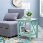 Table d'appoint Ripplewood Farmhouse à piètement en X