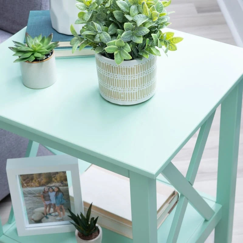 Table d'appoint Ripplewood Farmhouse à piètement en X