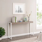 Table console industrielle étroite moderne Macen de SEI Furniture