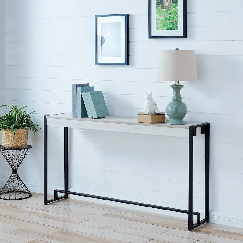 Table console industrielle étroite moderne Macen de SEI Furniture