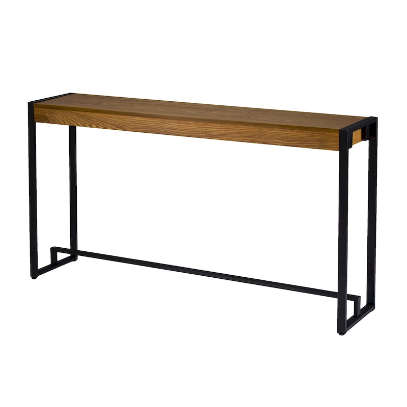 Table console industrielle étroite moderne Macen de SEI Furniture