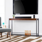 Table console industrielle étroite moderne Macen de SEI Furniture