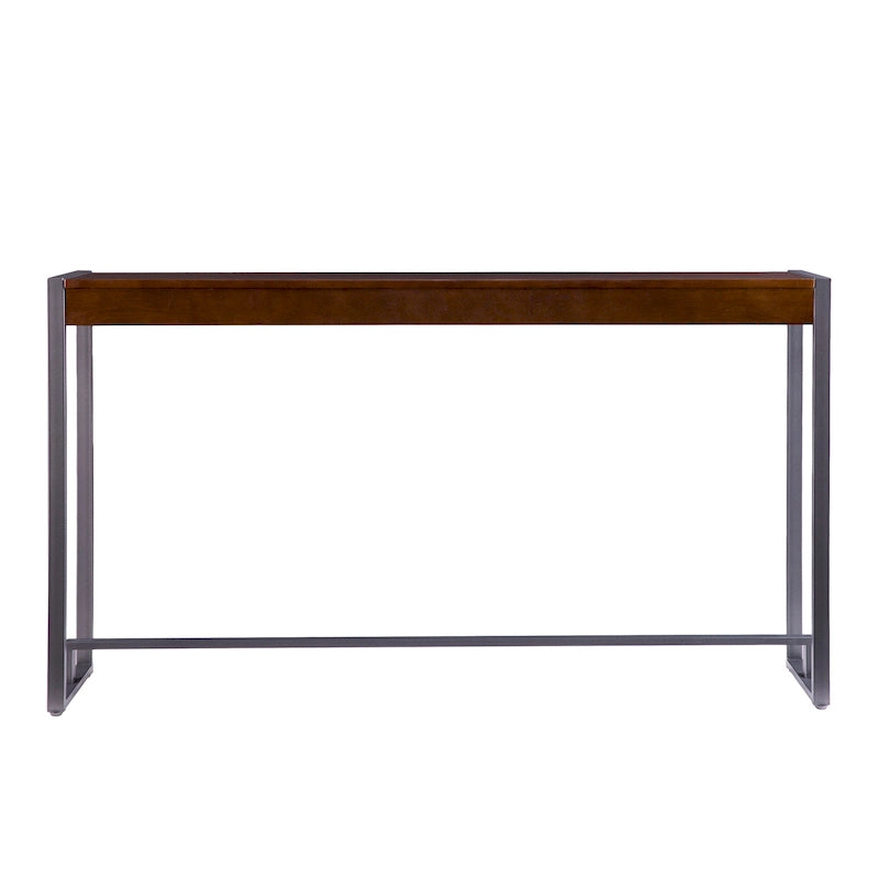 Table console industrielle étroite moderne Macen de SEI Furniture