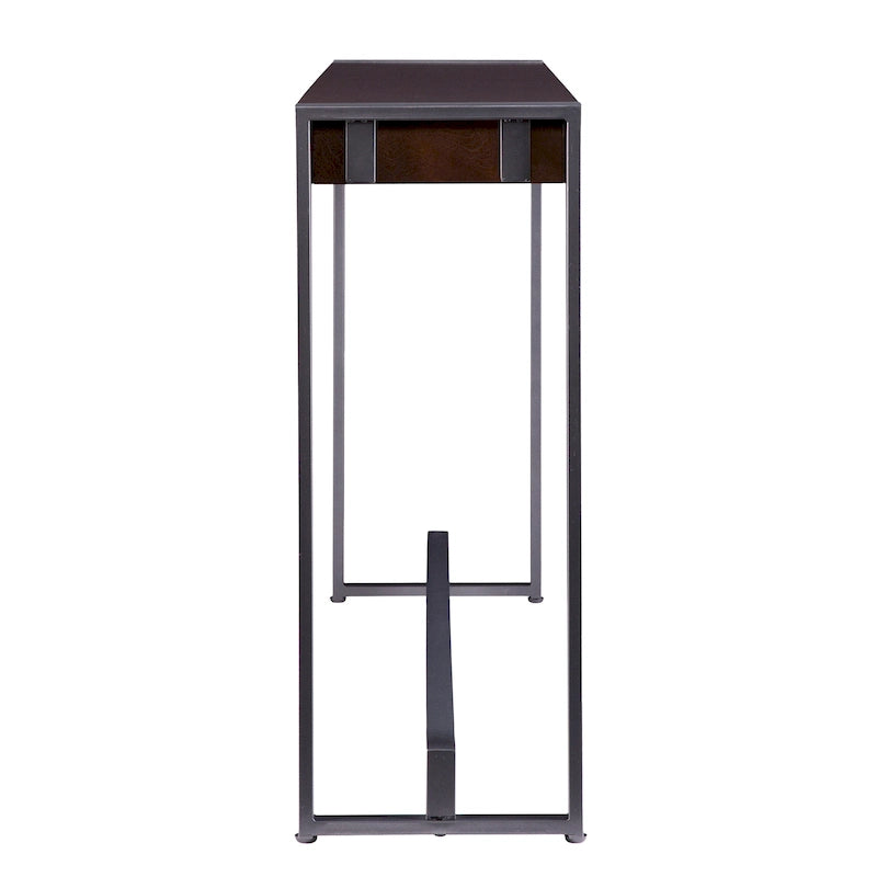Table console industrielle étroite moderne Macen de SEI Furniture