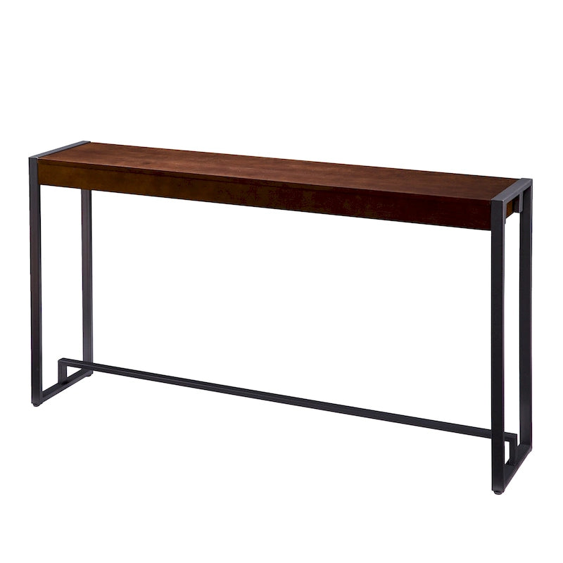 Table console industrielle étroite moderne Macen de SEI Furniture