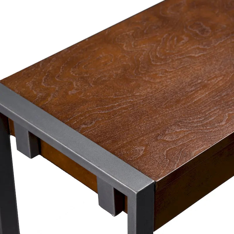 Table console industrielle étroite moderne Macen de SEI Furniture