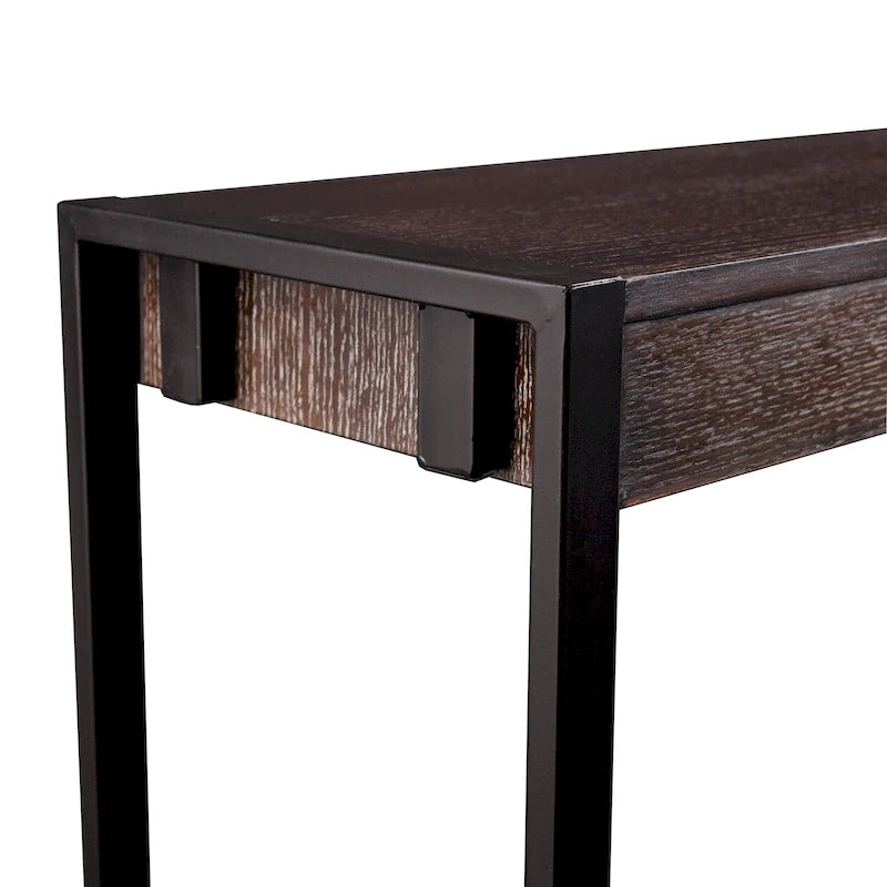 Table console industrielle étroite moderne Macen de SEI Furniture