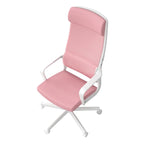 Chaise de bureau pivotante ergonomique Sykes, en tissu contemporain et réglable en hauteur, par Furniture of America