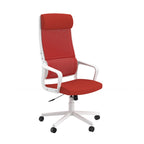 Chaise de bureau pivotante ergonomique Sykes, en tissu contemporain et réglable en hauteur, par Furniture of America