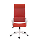 Chaise de bureau pivotante ergonomique Sykes, en tissu contemporain et réglable en hauteur, par Furniture of America