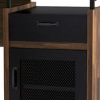 Bureau d'angle en L DH BASIC Urban 63 pouces avec rangements multiples, par Denhour