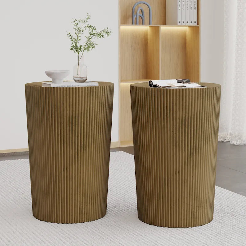 Tables d'appoint Langseth Iron Sunburst (lot de 2) par Christopher Knight Home