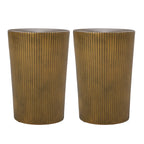 Tables d'appoint Langseth Iron Sunburst (lot de 2) par Christopher Knight Home