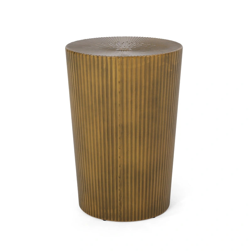 Tables d'appoint Langseth Iron Sunburst (lot de 2) par Christopher Knight Home