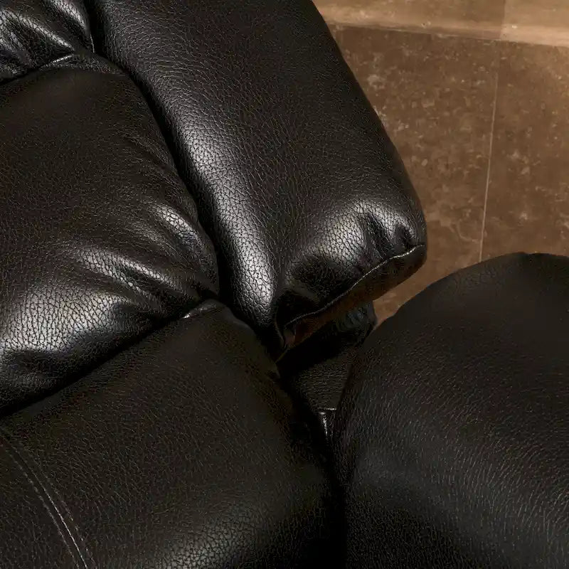 Fauteuil inclinable à bascule Hawthorne en similicuir de Christopher Knight Home
