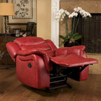 Fauteuil inclinable à bascule Hawthorne en similicuir de Christopher Knight Home