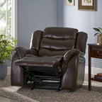 Fauteuil inclinable à bascule Hawthorne en similicuir de Christopher Knight Home