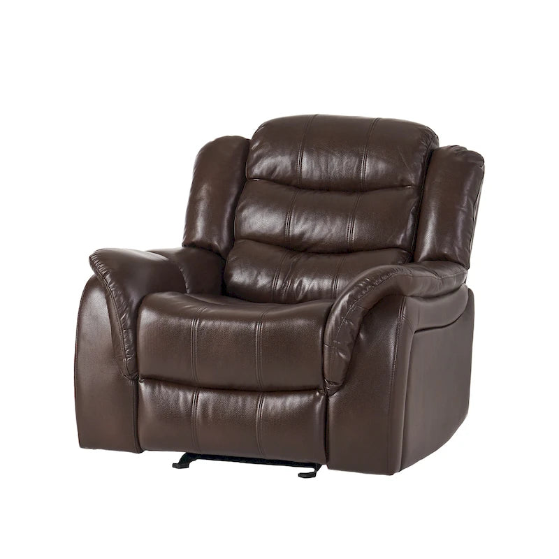 Fauteuil inclinable à bascule Hawthorne en similicuir de Christopher Knight Home
