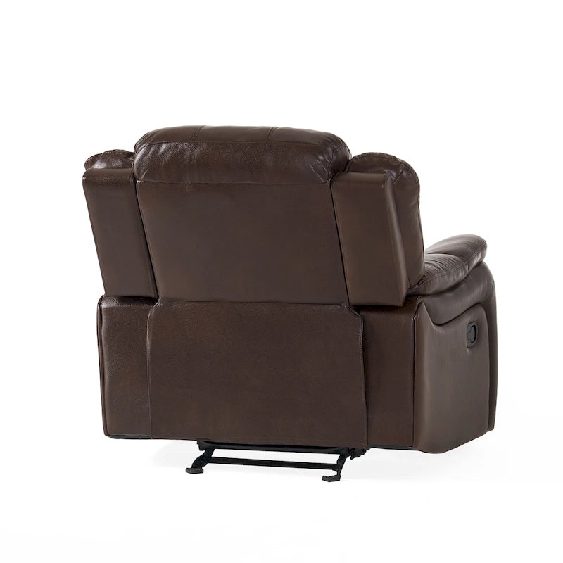 Fauteuil inclinable à bascule Hawthorne en similicuir de Christopher Knight Home