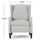 Fauteuil inclinable à oreilles Wescott de Christopher Knight Home