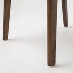 Chaises de salle à manger Abrielle en bois d'hévéa, style moderne du milieu du siècle (lot de 2), par Christopher Knight Home