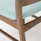 Chaises de salle à manger Abrielle en bois d'hévéa, style moderne du milieu du siècle (lot de 2), par Christopher Knight Home