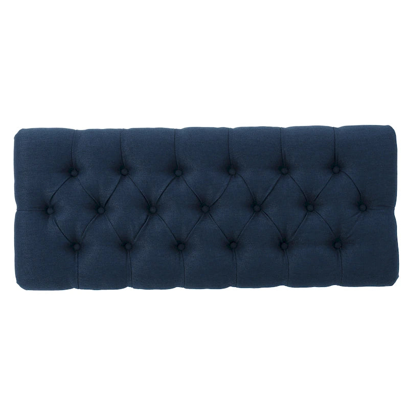 Banc ottoman Scarlette en tissu capitonné de Christopher Knight Home - 41,00 L x 17,25 l x 16,75 H