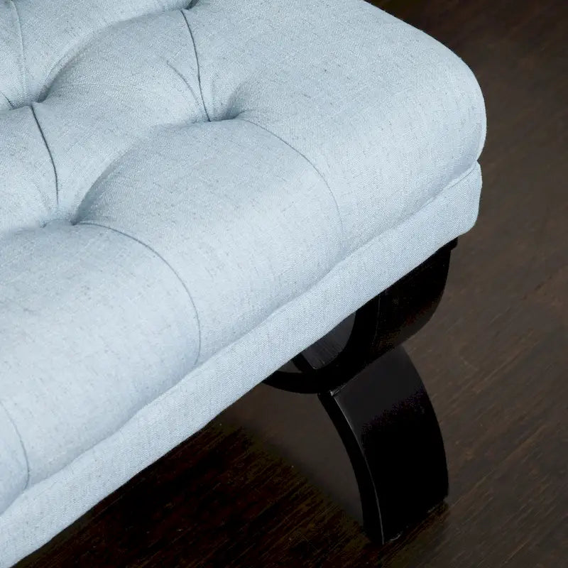 Banc ottoman Scarlette en tissu capitonné de Christopher Knight Home - 41,00 L x 17,25 l x 16,75 H