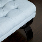 Banc ottoman Scarlette en tissu capitonné de Christopher Knight Home - 41,00 L x 17,25 l x 16,75 H