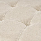 Banc ottoman de rangement en tissu capitonné Mission par Christopher Knight Home