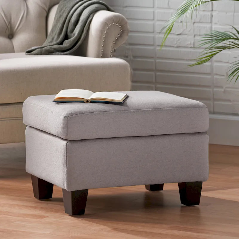 Pouf en tissu Rosella de Christopher Knight Home