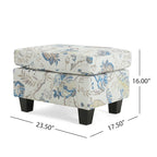 Pouf en tissu Rosella de Christopher Knight Home