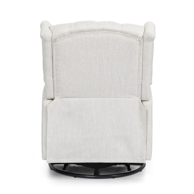 Fauteuil inclinable pivotant à oreilles capitonné Mohaven de Christopher Knight Home