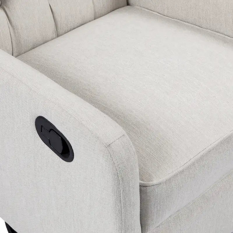 Fauteuil inclinable pivotant à oreilles capitonné Mohaven de Christopher Knight Home