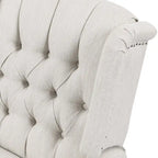 Fauteuil inclinable pivotant à oreilles capitonné Mohaven de Christopher Knight Home