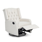 Fauteuil inclinable pivotant à oreilles capitonné Mohaven de Christopher Knight Home
