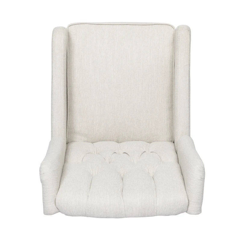 Fauteuil inclinable pivotant à oreilles capitonné Mohaven de Christopher Knight Home