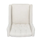 Fauteuil inclinable pivotant à oreilles capitonné Mohaven de Christopher Knight Home