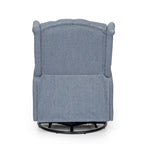 Fauteuil inclinable pivotant à oreilles capitonné Mohaven de Christopher Knight Home