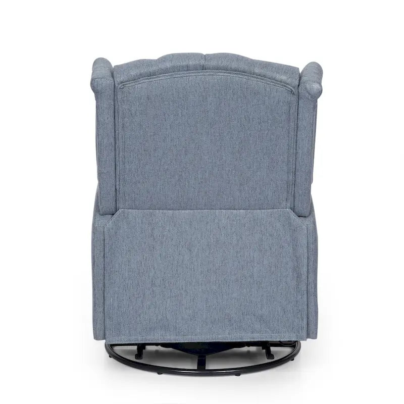 Fauteuil inclinable pivotant à oreilles capitonné Mohaven de Christopher Knight Home