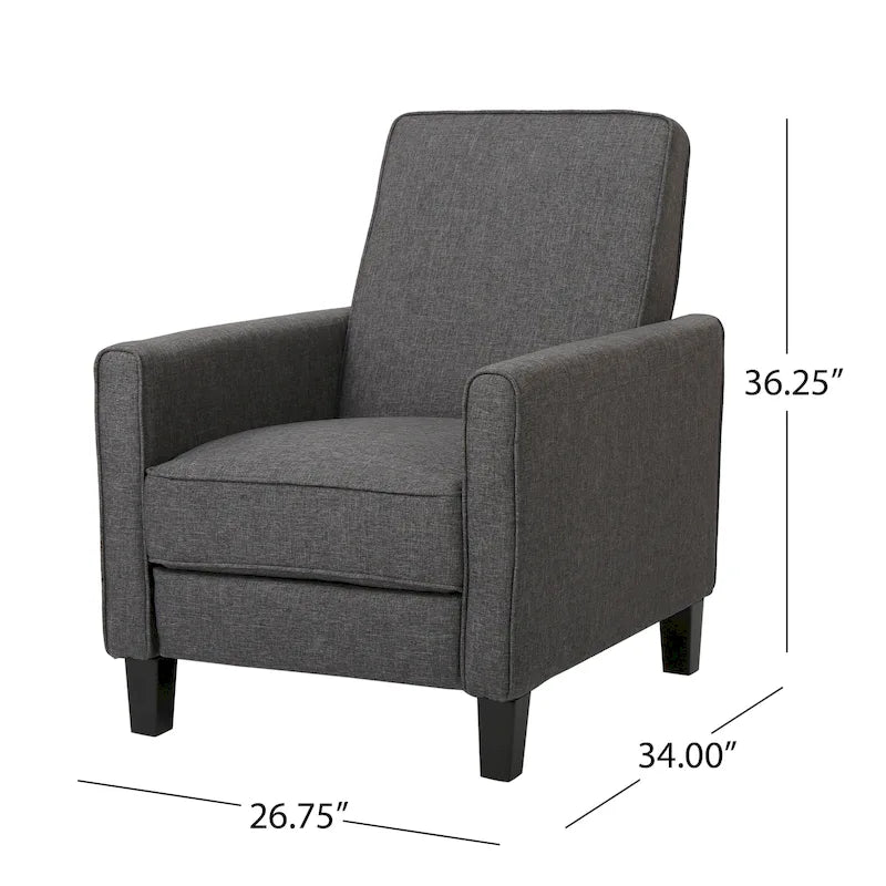 Fauteuil inclinable Darvis en tissu, par Christopher Knight Home