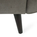 Chaise longue capitonnée Calvert de Christopher Knight Home