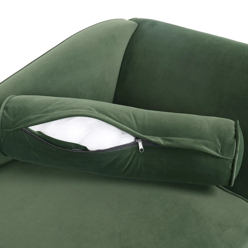 Chaise longue capitonnée Calvert de Christopher Knight Home