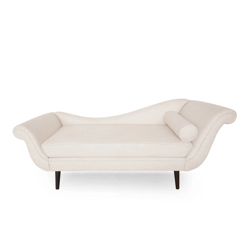 Chaise longue capitonnée Calvert de Christopher Knight Home