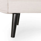 Chaise longue capitonnée Calvert de Christopher Knight Home