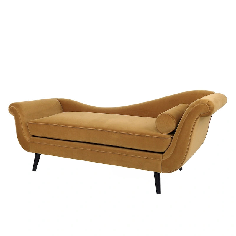 Chaise longue capitonnée Calvert de Christopher Knight Home